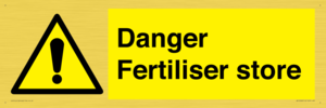 Danger Fertiliser store